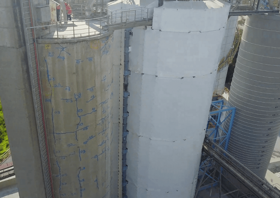 Golden bay cement factory in New Zealand