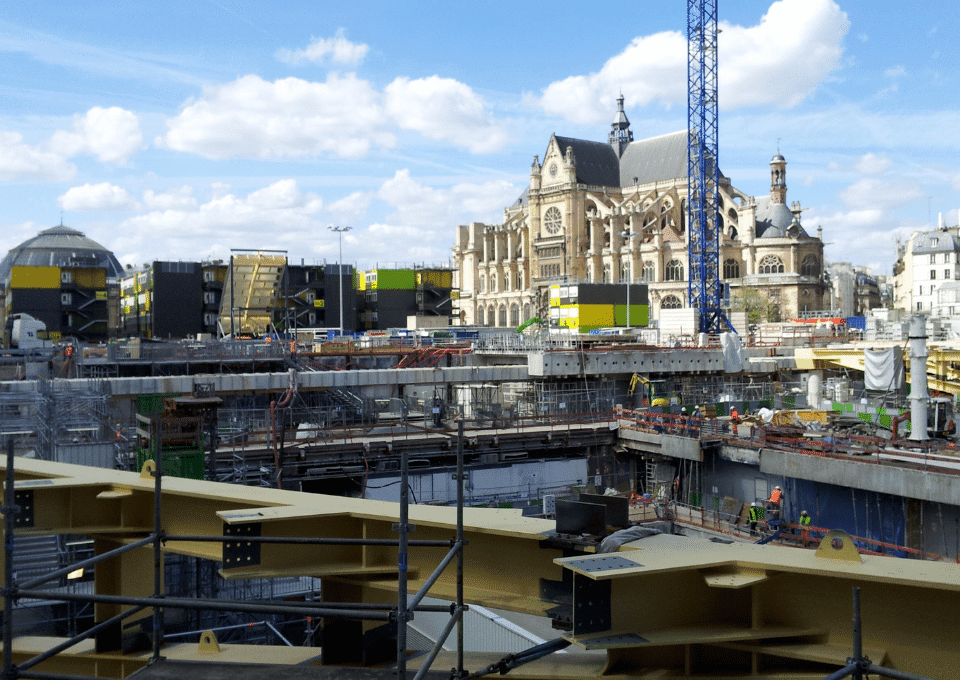 Restructuration of Forum des Halles in Paris, France