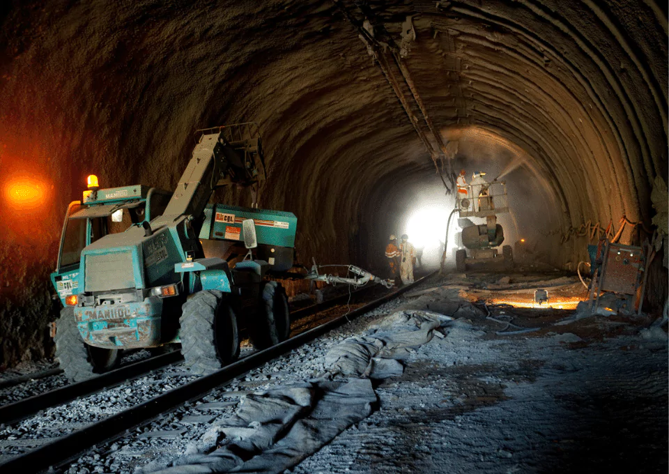 Roche de Condrieu tunnel, France