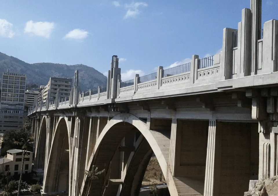 Maintenance of San Jordi bridge, Alicante, Spain