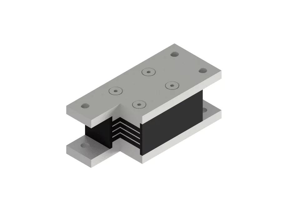 Bearings with anchor plates – Applicable to type C