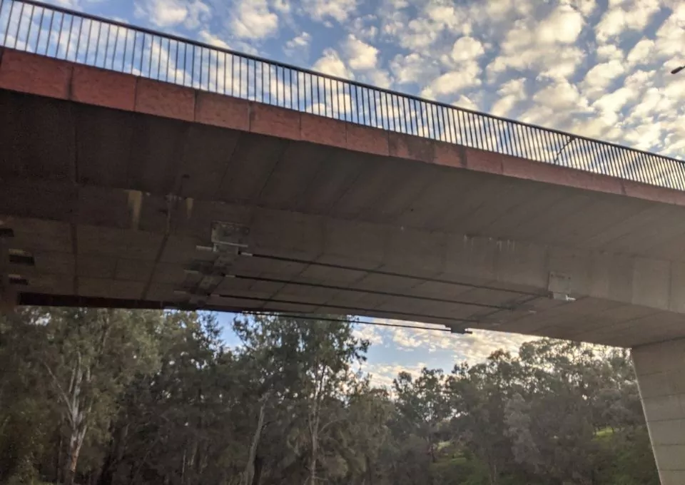 LH Ford bridge Australia - additional load capacity - additional prestressing