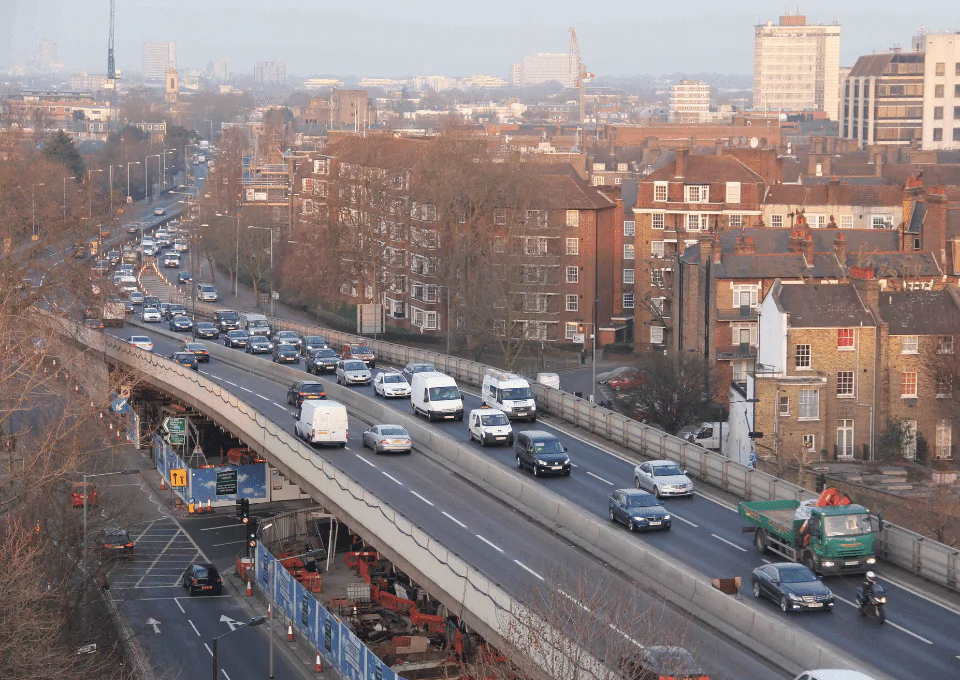 Hammersmith flyover - London