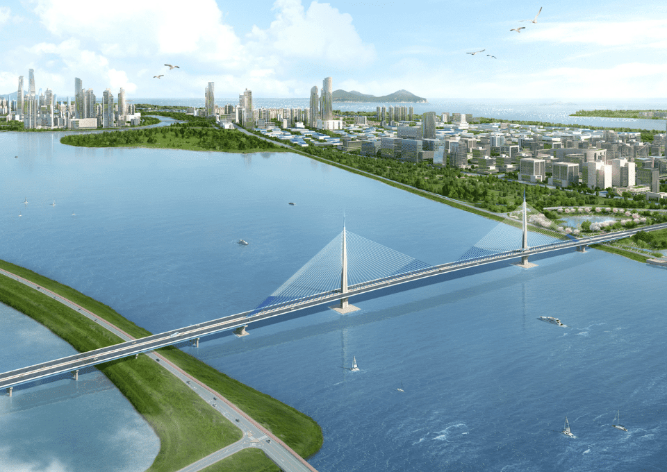 Saemangeum bridge Korea