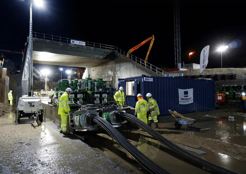 Immingham bridge UK underpass