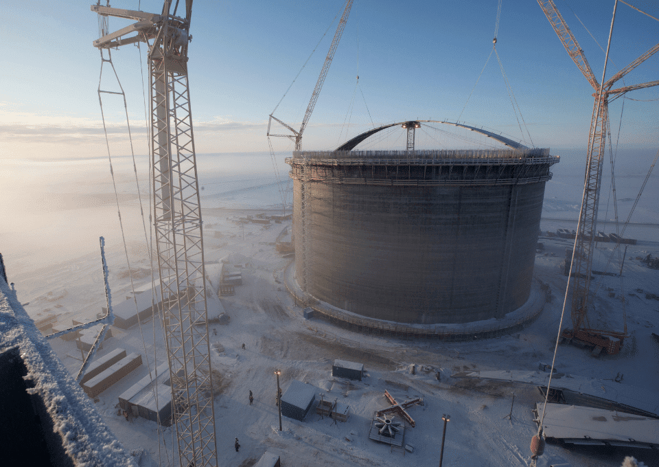 Yamal LNG Tank energy infrastructures, Russia