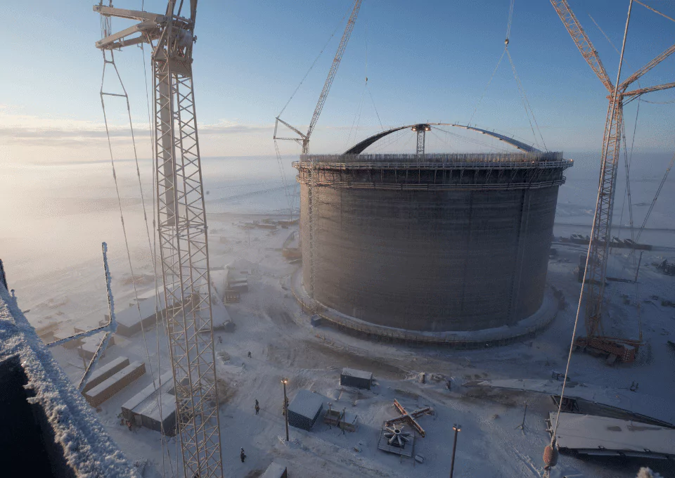 Yamal LNG Tank energy infrastructures, Russia