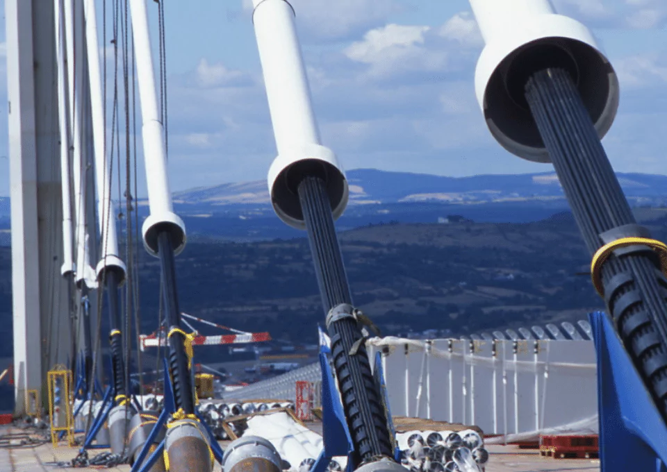 Millau viaduct - anchors