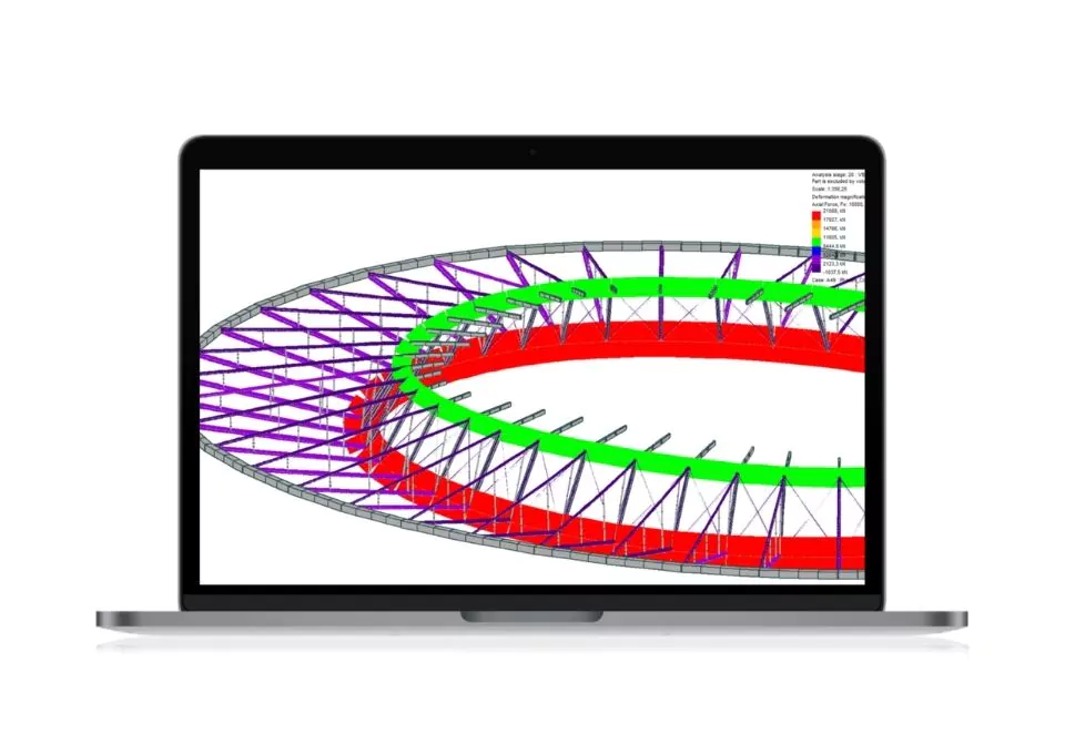 Volgograd arena roof - 3D view