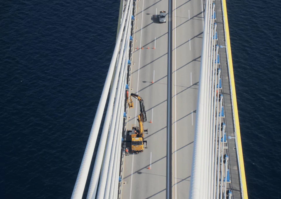 Greece - Rio Antirrio bridge Stay cable system