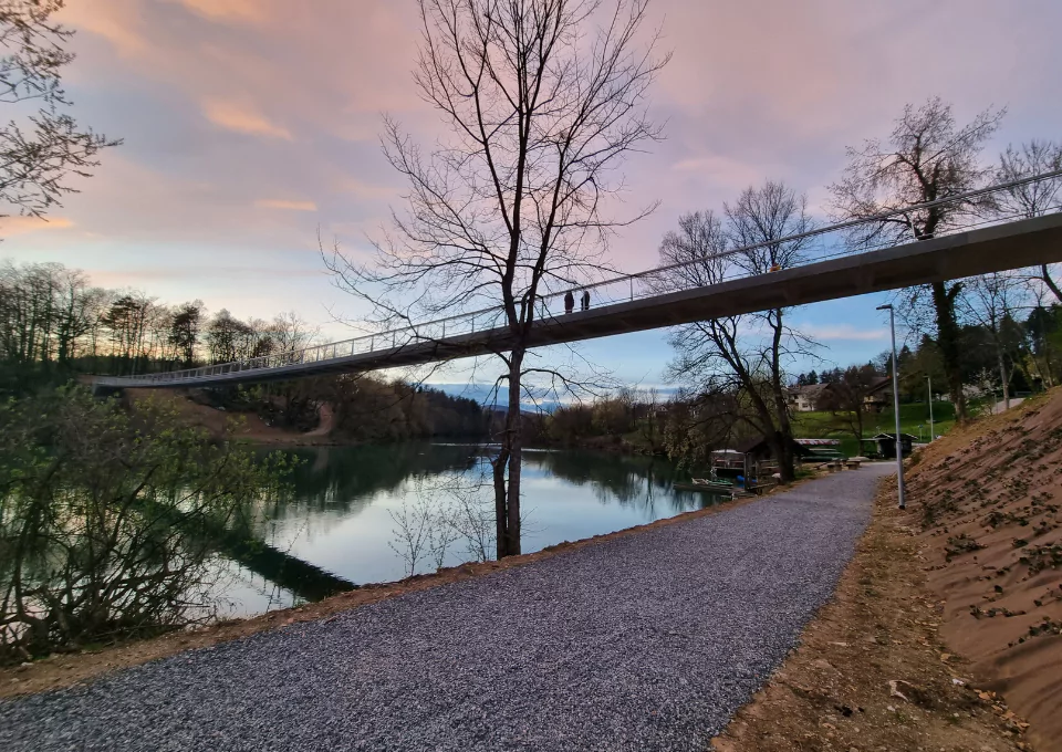 Slovenia footbridge