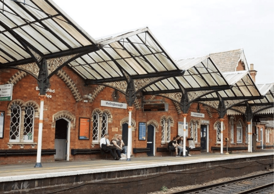 Kettering & Wellingborough canopy, cast iron roof refurbishment, Northamptonshire, UK