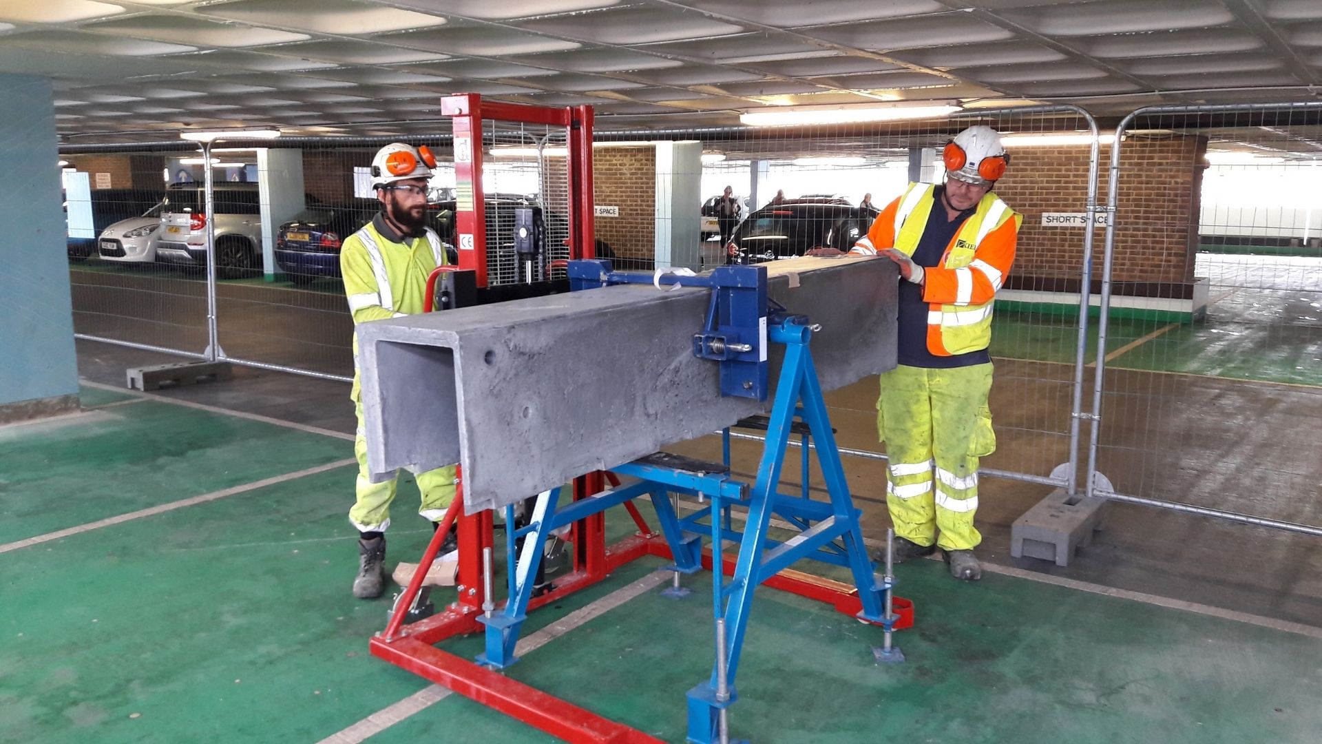 Eastbourne carpark structural strengthening in UK