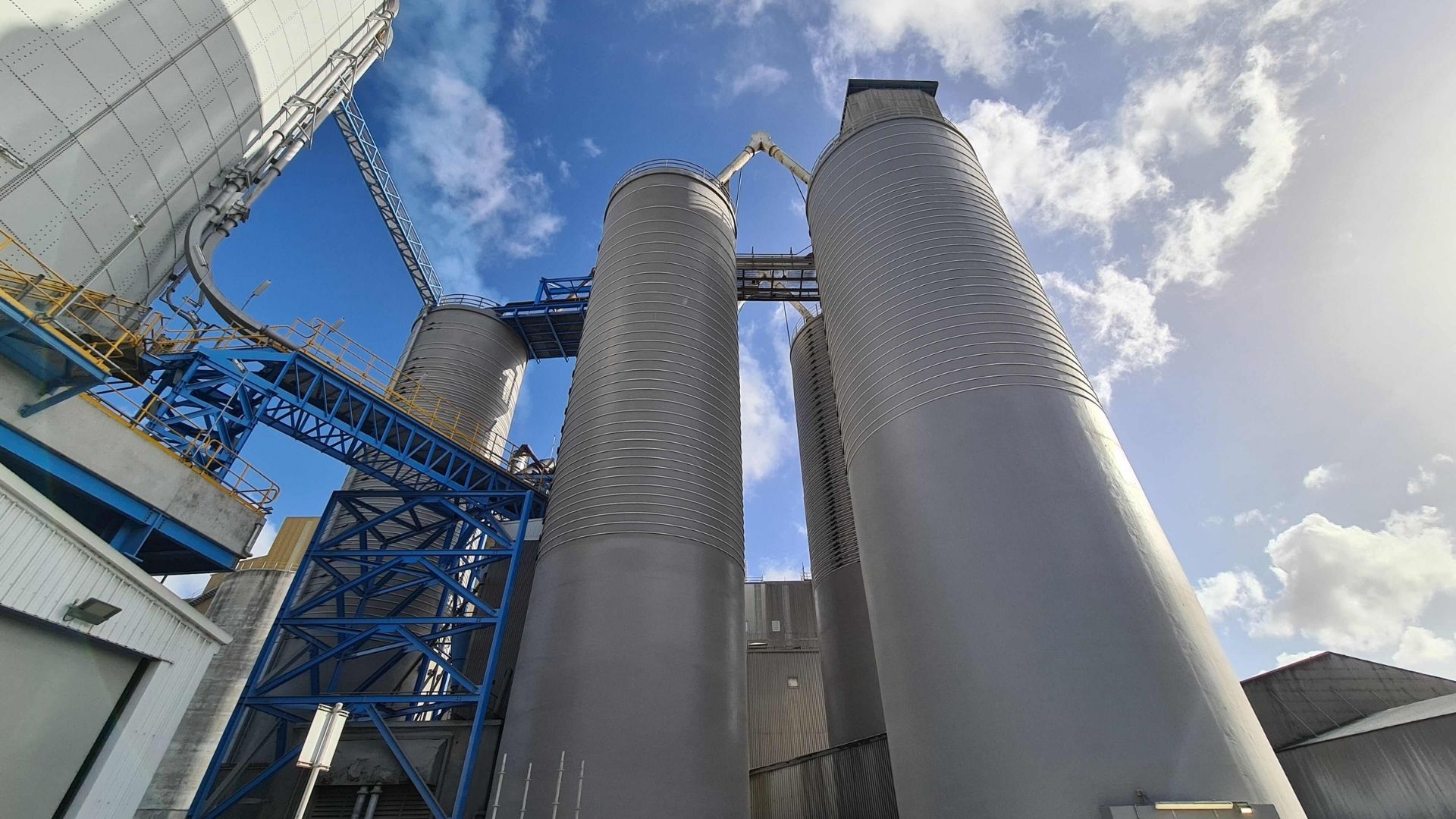Repair strategy of Golden Bay Cement Silos in New Zealand